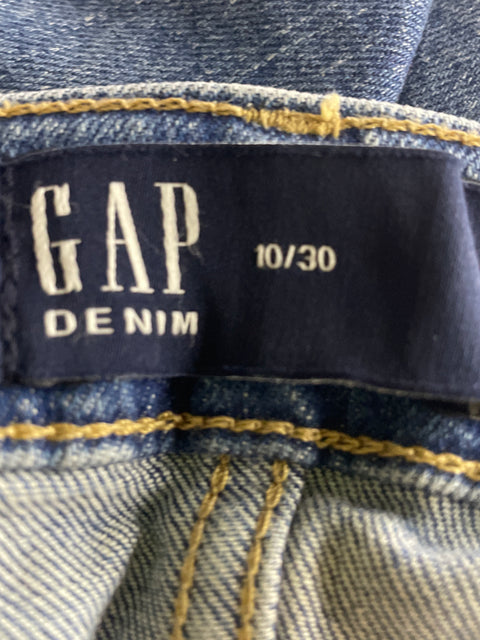 Falda Gap Abertura frontal Corte a Azul - Talla 10