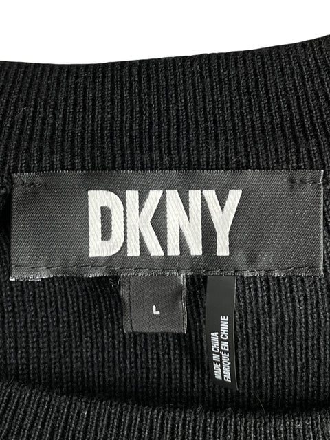 Blusa Dkny Mangas abullonadas Negro - Talla L