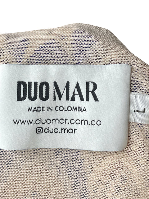 Conjunto Duo Mar Troquelado Azul - Talla L