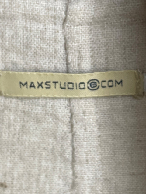 Chaqueta Max Studio de Lino Manga larga Beige - Talla S