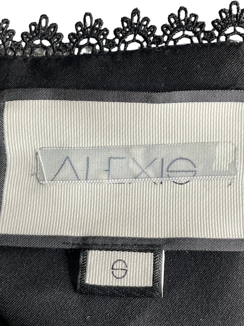 Blusa Alexis Troquelado Encaje Azul - Talla S