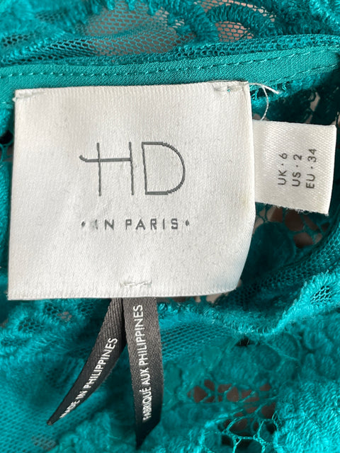 Blusa Hd In Paris de Algodón Lace meadows Azul - Talla 6