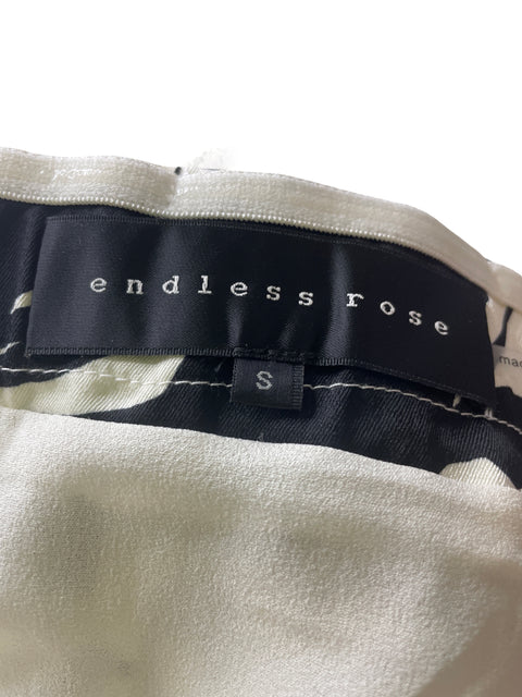 Vestido Endless Rose Strapless Estampado Blanco - Talla S