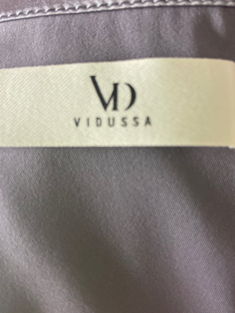Blusa Vidussa Satinado Sin mangas Gris - Talla L