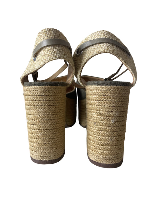 Zapato Schutz Plataforma Punta cerrada Marrón - Talla 7