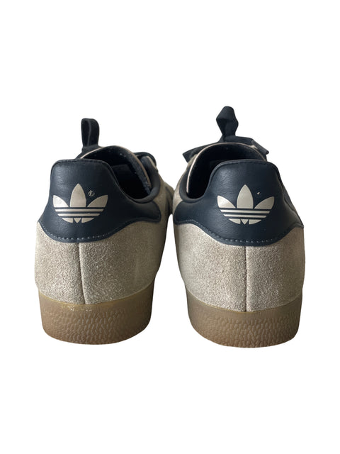 Zapatilla Adidas Cordones Texturizado Gris - Talla 7
