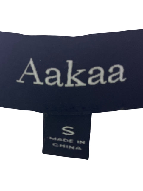 Vestido Aakaa Sin mangas Midi Beige - Talla S