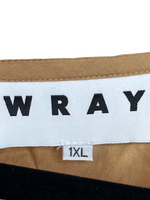 Vestido Wray de Algodón Mangas abullonadas Beige - Talla XL