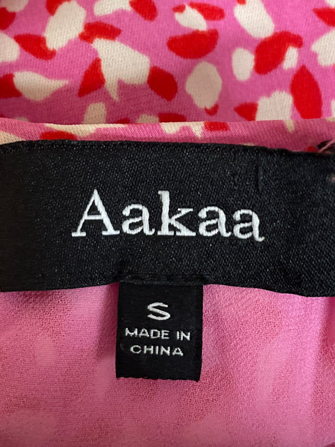 Vestido Aakaa Midi Halter Rosado - Talla S