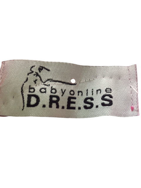 Vestido Baby Online Dress Ajustado Encaje Rosado - Talla S
