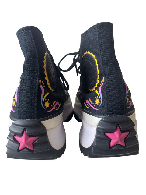 Zapatilla Converse Altas Suela de goma Negro - Talla 6