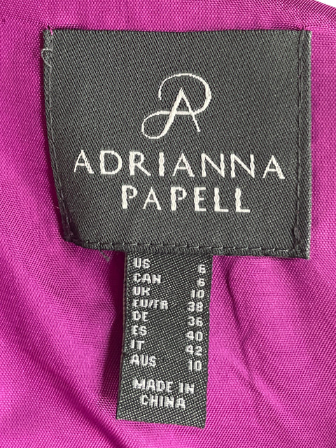 Vestido Adrianna Papell Open back Rosado - Talla 6
