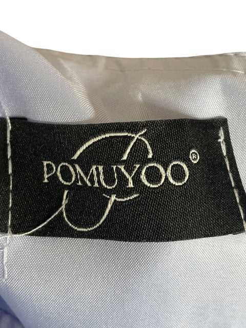 Vestido De Fiesta Pomuyoo Maxi Capas Morado - Talla S