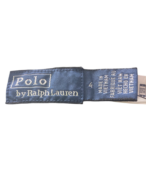 Vestido Polo Ralph Lauren de Algodón Botones Fajon Verde - Talla 4