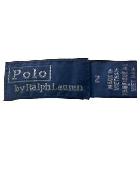 Vestido Polo Ralph Lauren de Algodón Botones Fajon Blanco - Talla 2