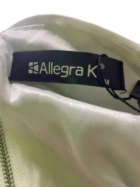 Vestido Allegra K Lentejuelas Mini Plateado - Talla M