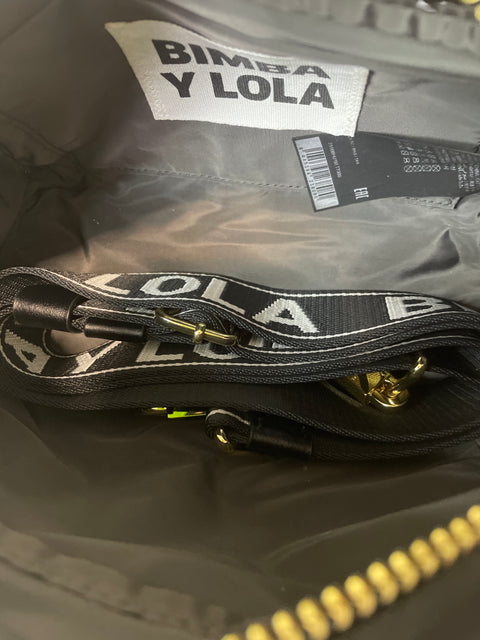 Cartera Bimba Y Lola Strap Zipper Negro - Talla U