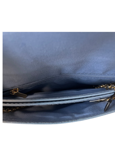 Cartera Bcbg Sobre Cadena Azul - Talla U