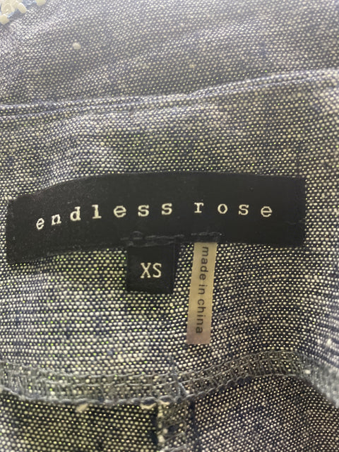 Conjunto Endless Rose Blusa/short Tiras Azul - Talla XS