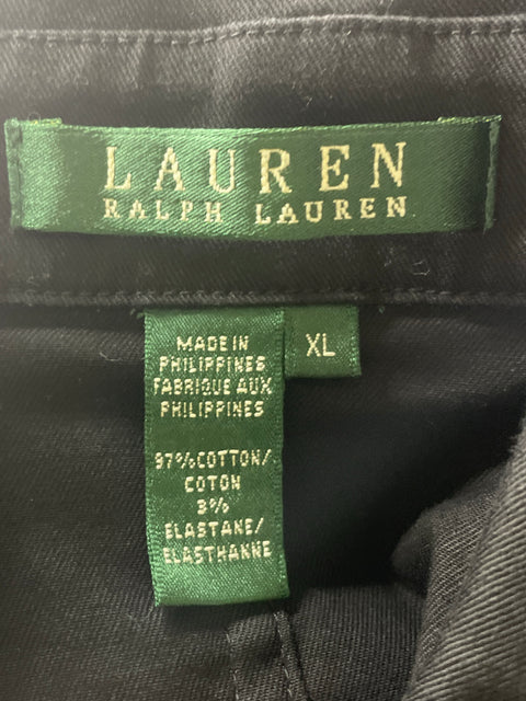 Chaqueta Ralph Lauren de Algodón Abierto Manga corta Negro - Talla XL