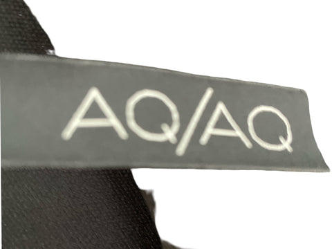 Vestido Aq/aq Vuelos plisado Negro - Talla 10