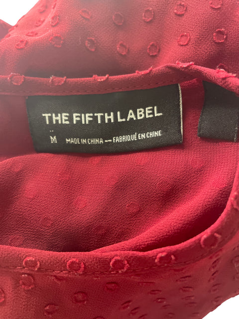 Blusa The Fifth Label Transparente Manga larga Rojo - Talla M