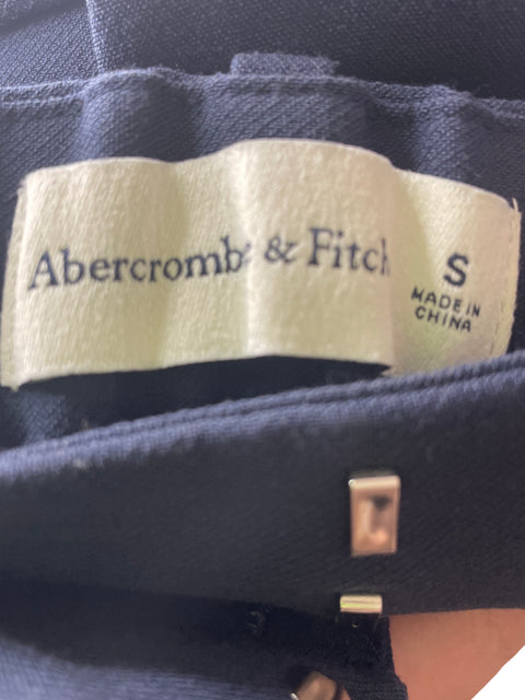Short Abercrombie & Fitch Plisado Mini Azul - Talla S