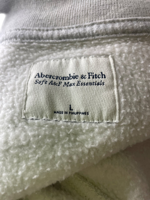 Abrigo Abercrombie & Fitch Manga larga Zipper Gris - Talla L