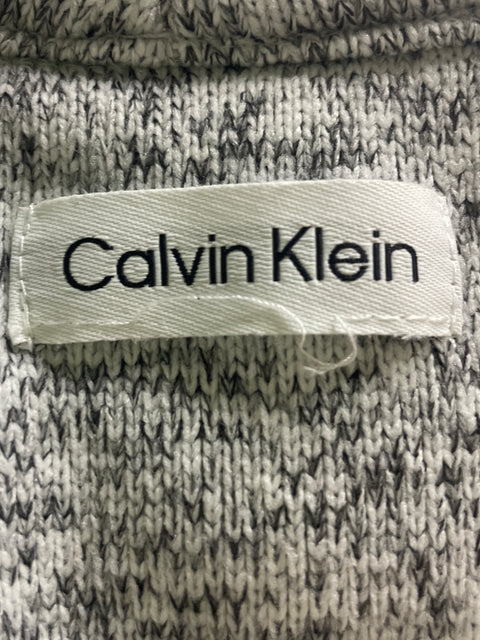Abrigo Calvin Klein de Algodón Manga larga Zipper Gris - Talla S