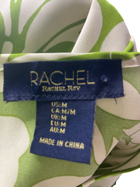 Blusa Rachel Roy Estampado Floral Verde - Talla M