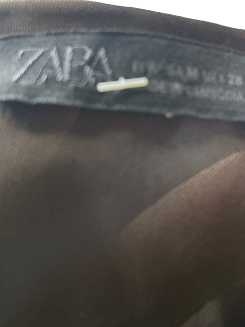 Blusa Zara Suelto Manga larga Marrón - Talla M