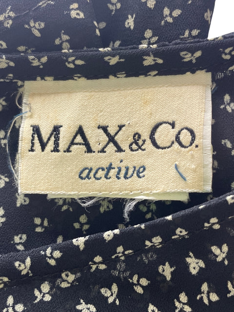 Blusa Max & Co Estampado Cuello redondo Negro - Talla S