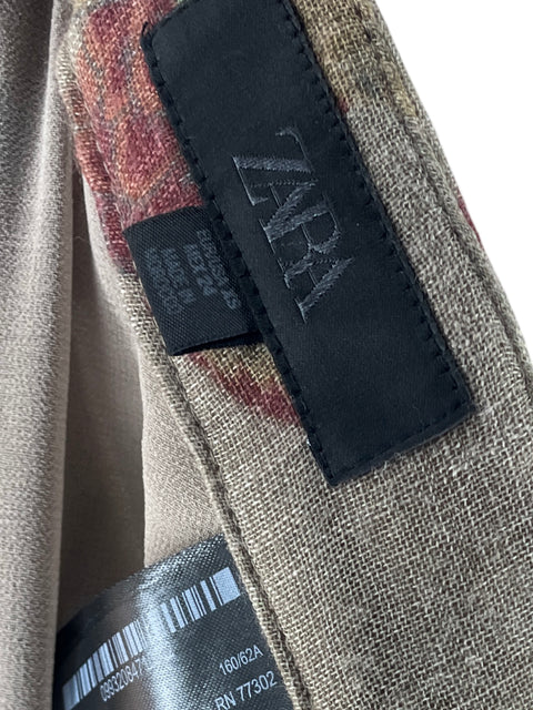 Falda Zara Maxi A-line Marrón - Talla XS
