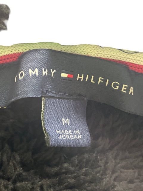 Abrigo Tommy Hilfiger Capucha Zipper Negro - Talla M