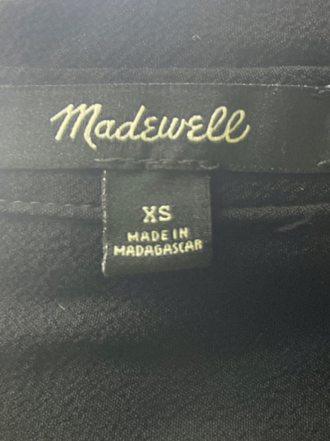 Blusa Madewell Suelto Manga corta Negro - Talla XS