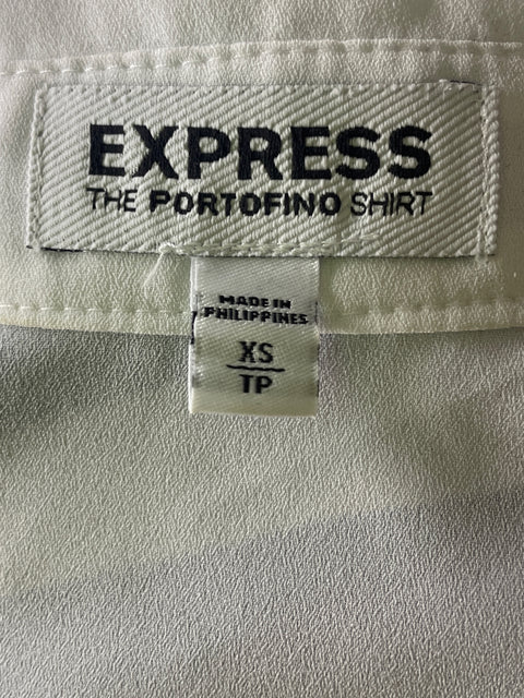 Camisa Express Rayas Botones Azul - Talla XS