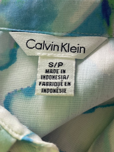 Camisa Calvin Klein Manga larga Botones Azul - Talla S