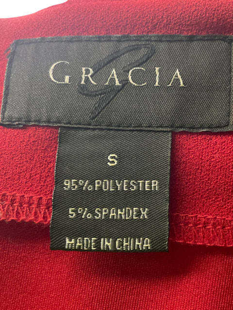 Blusa Gracia Outshoulders Elastico Rojo - Talla S