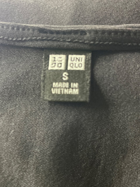 Vestido Uniqlo Sin mangas Vuelos Negro - Talla S