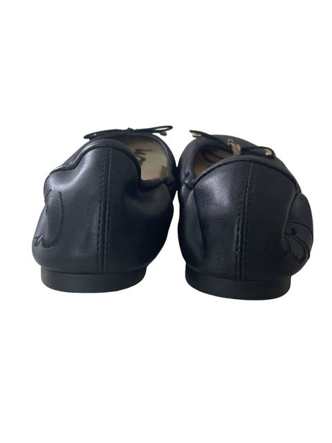 Zapato Sam Edelman Cerrado Lasito Negro - Talla 5