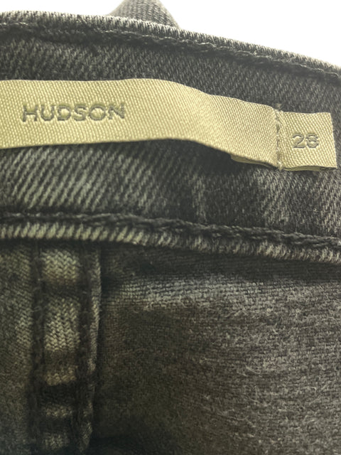 Pantalón Hudson Recto Wide-leg Negro - Talla 28