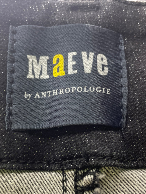 Pantalón Maeve Recto Wide-leg Negro - Talla 27