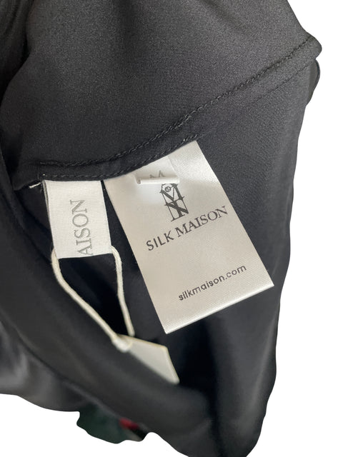 Vestido Silk Maison de Seda Mini Negro - Talla M