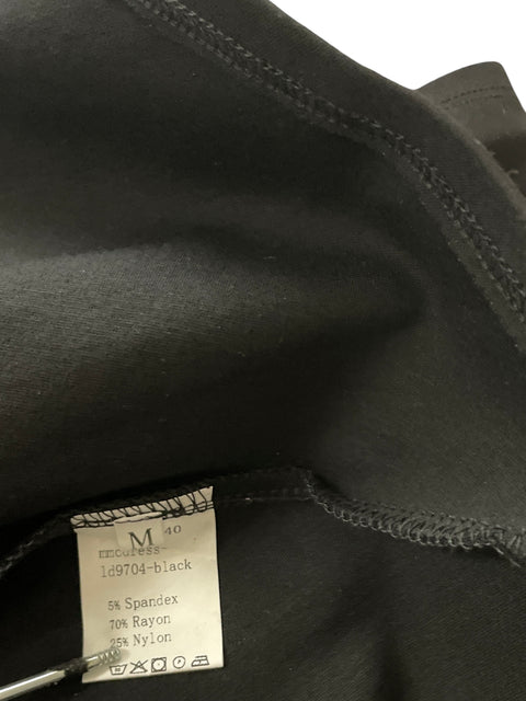 Vestido Tesoro Tps Asimétrico Negro - Talla M