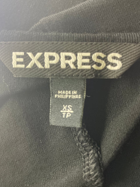 Vestido Express de Algodón Suelto Maxi Negro - Talla XS