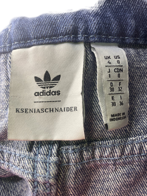 Falda Adidas Recto Ajustado Azul - Talla 0