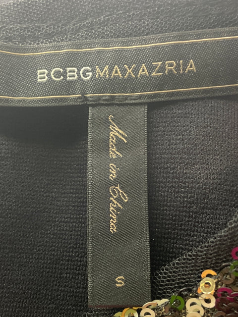 Blusa Bcbg Estampado Manga corta Negro - Talla S