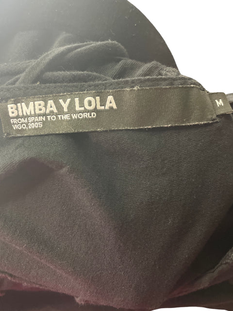 Blusa Bimba Y Lola de Algodón Apliques Corazon Negro - Talla M