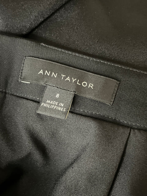 Falda Ann Taylor Negro - Talla 8