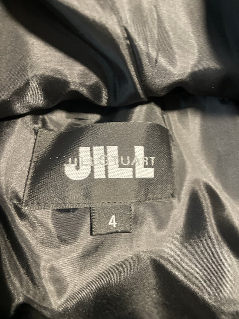 Vestido Jill Stuart Satinado Suelto Sin mangas Negro - Talla 4